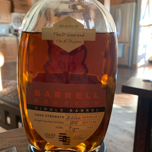 Barrell Bourbon Single Barrel #Z2G6 (The O-Line and TRUE Pirates)