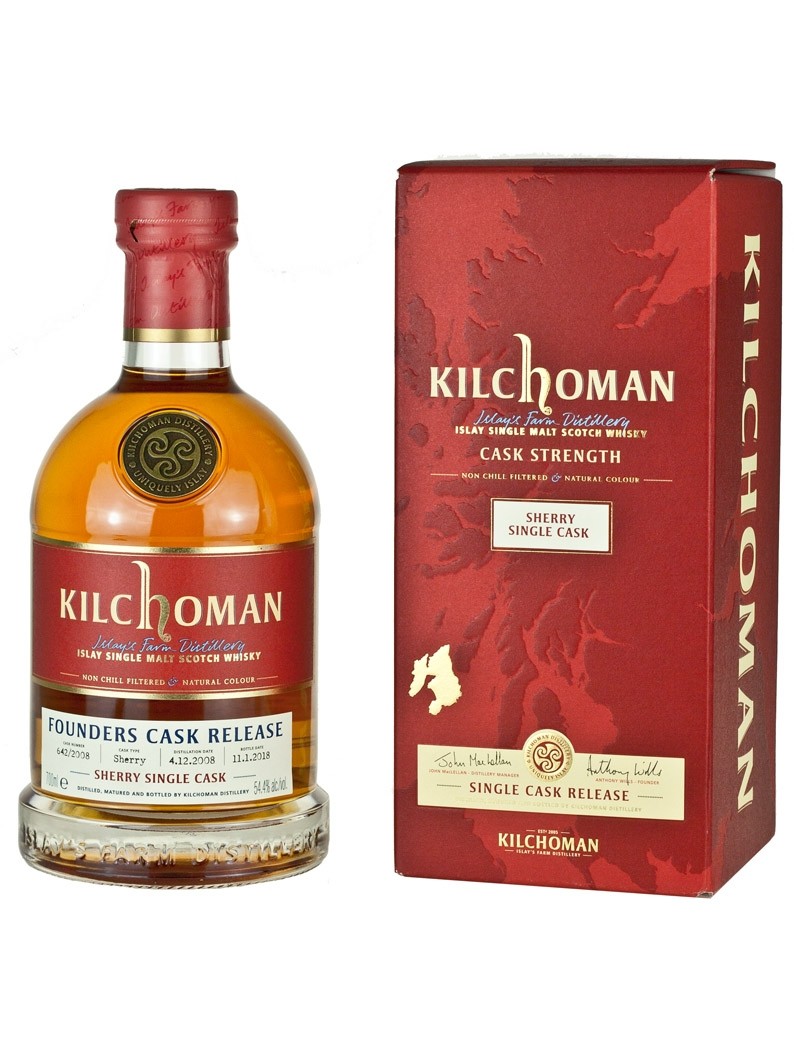 Kilchoman 9 Year Old 2008 - Founders Cask Release