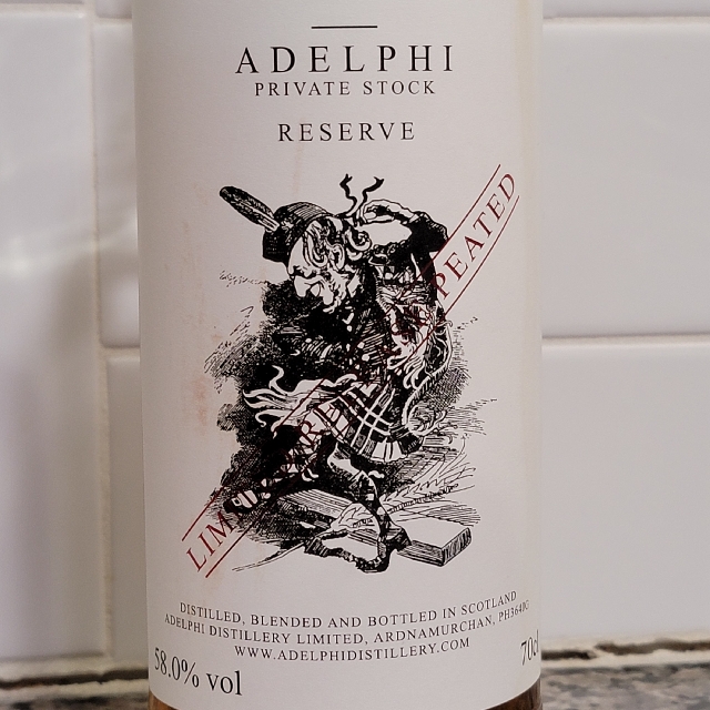 Adelphi Private Stock Reserve Limited Release Peated