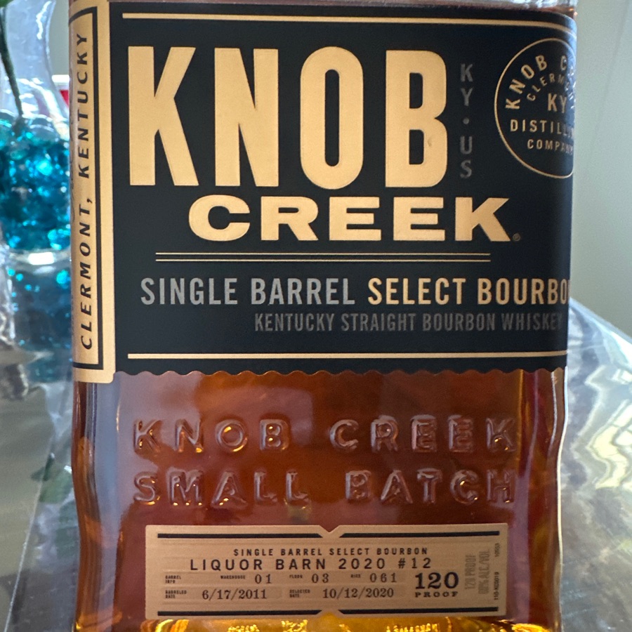 Knob Creek Single Barrel "Liquor Barn 2020 #12"