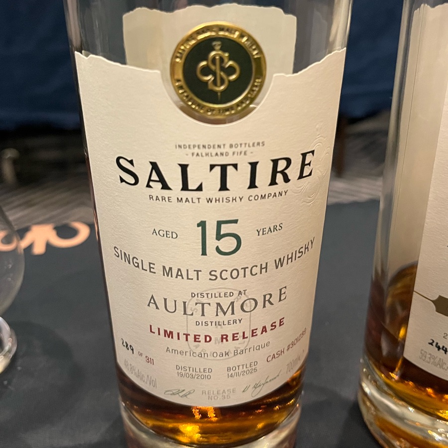 Aultmore 2010 15 Years (Saltire)