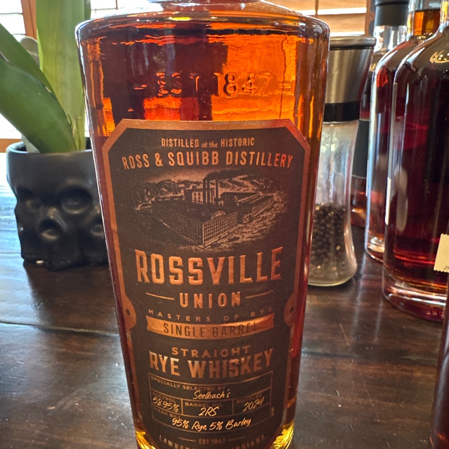 Rossville Union Masters of Rye Single Barrel (Seelbach's)
