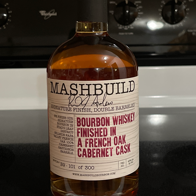 Mashbuild Bourbon Whiskey Finished In A French Oak Cabernet Cask