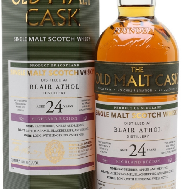 Blair Athol 1995 24 Year Old Malt Cask (Hunter Laing)