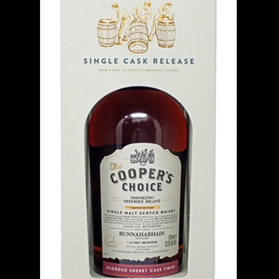 The Cooper's choice, Oloroso sherry cask finish, Limited edition of 780 bottles