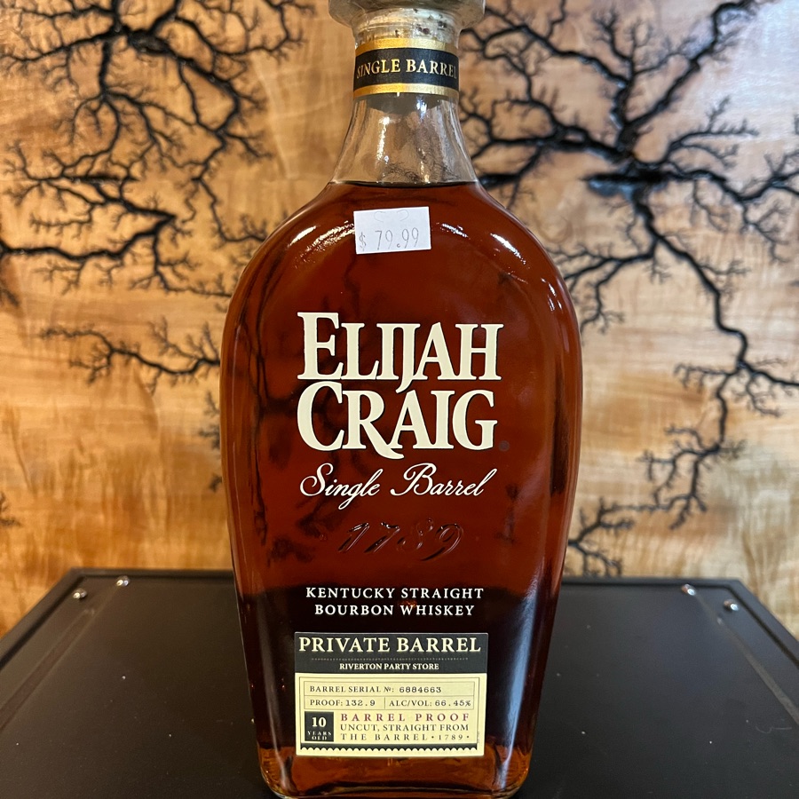 Elijah Craig Barrel Proof Riverton Party Store Pick