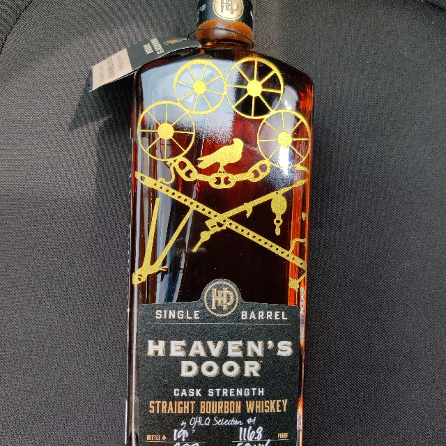 Heaven's Door Single Barrel Cask Strength Straight Bourbon (OHLQ Selection #1 Barrel #283)