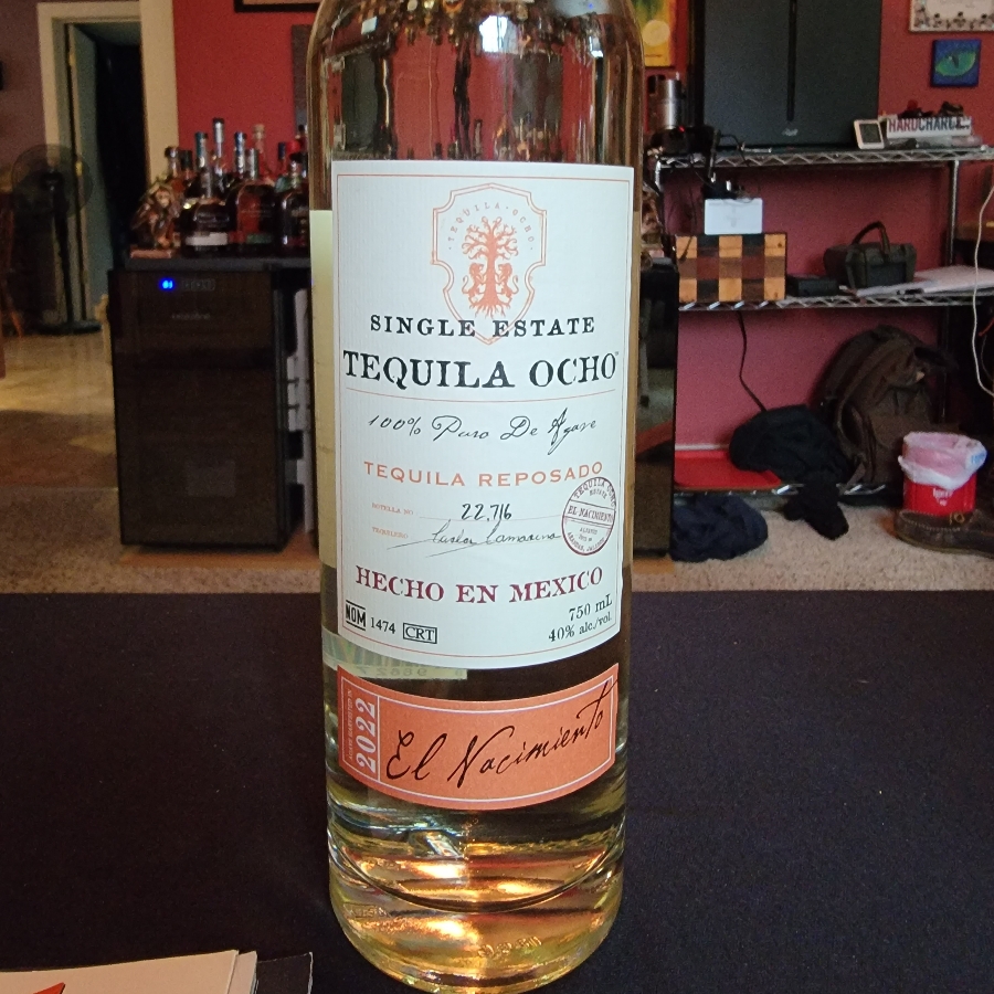 Tequila Ocho Reposado El Nacimiento 2022