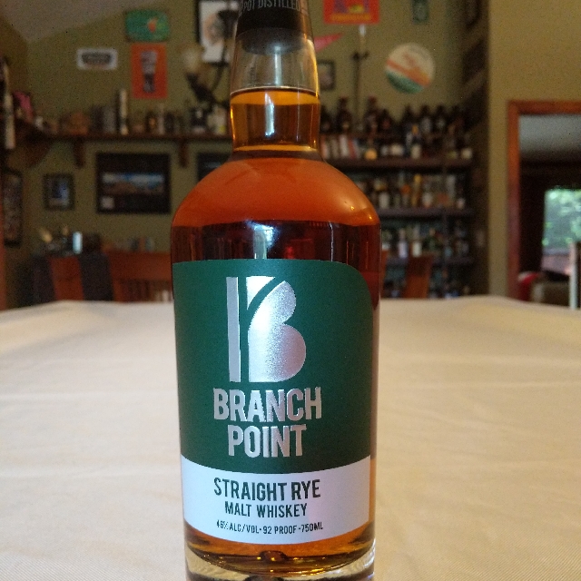 Branch Point Straight rye malt whiskey