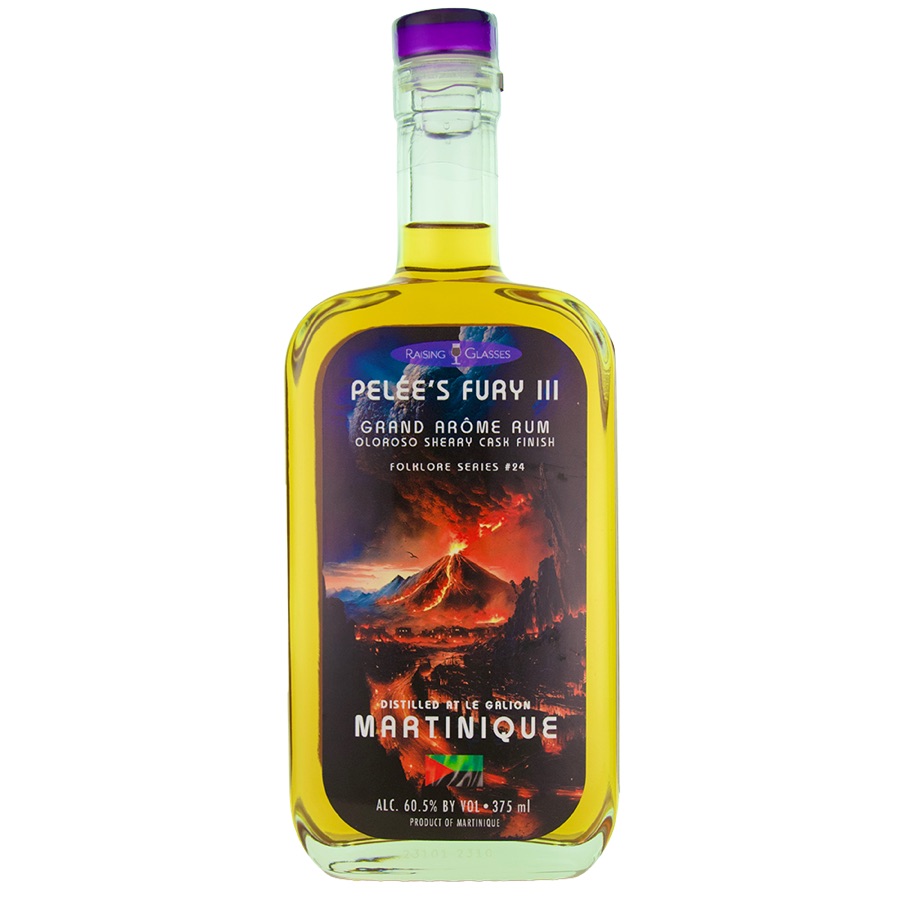 Raising Glasses Pelée's Fury III Grand Arôme Rum Oloroso Sherry Cask Finish Distilled at Le Galion Martinique