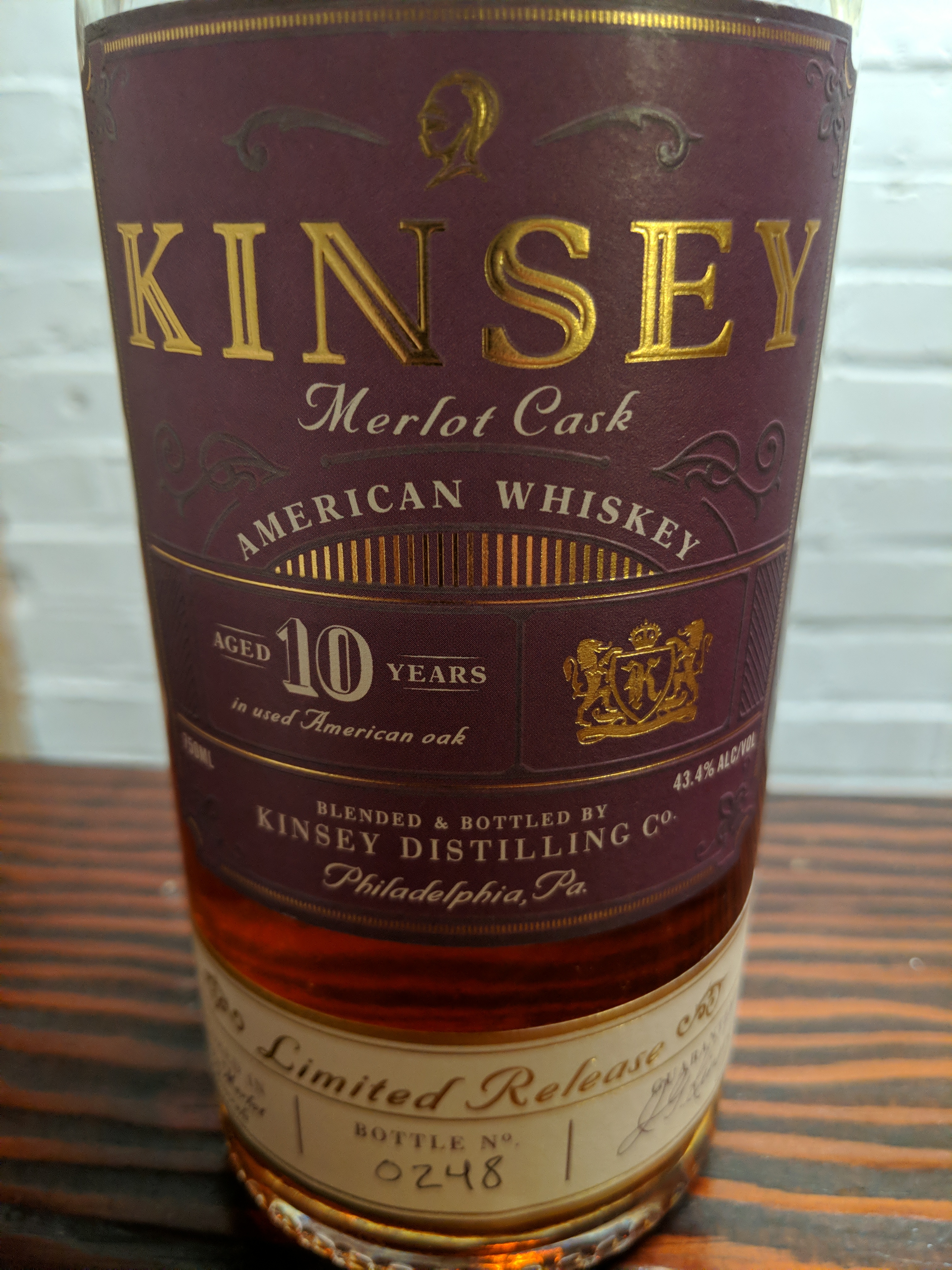 Kinsey Merlot Cask American Whiskey