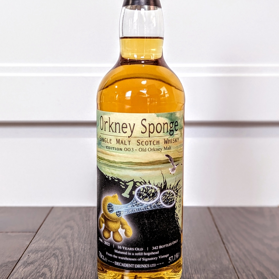 Orkney Sponge Old Orkney 2006 16 Year Single Malt Scotch Whisky