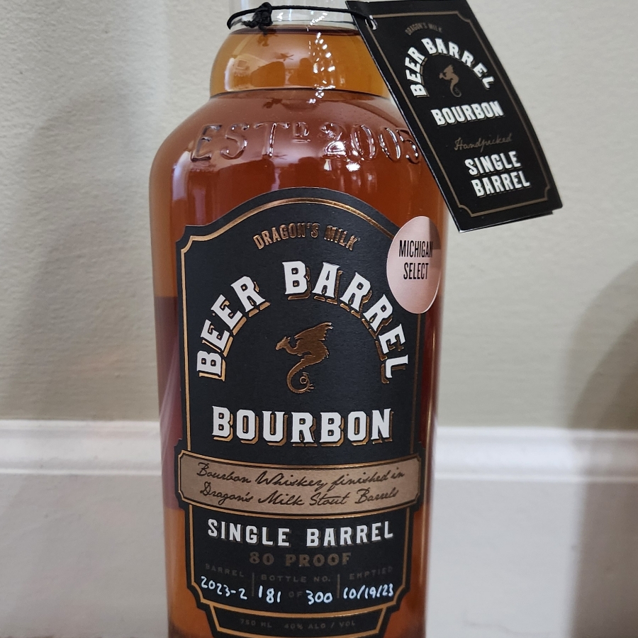 Dragon's Milk Beer Barrel Bourbon - Single Barrel MI Select 2023-2