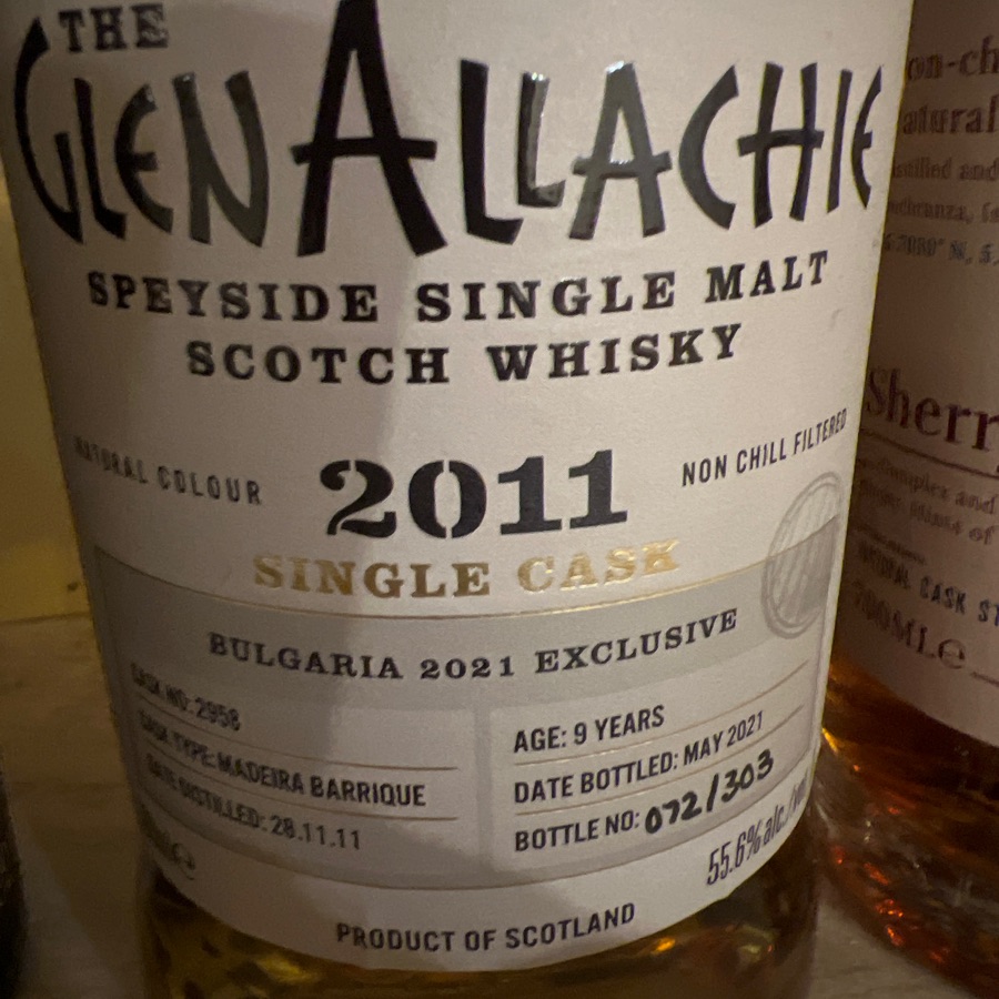 GlenAllachie Single Cask Bulgaria 2021 Exclusive