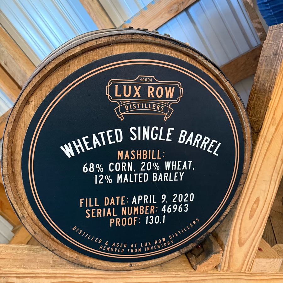 Lux Row Wheated Single Barrel 46963 130.1 Proof