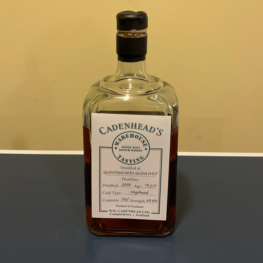 Glentauchers-Glenlivet  16 YR (Cadenhead's Warehouse Tasting)