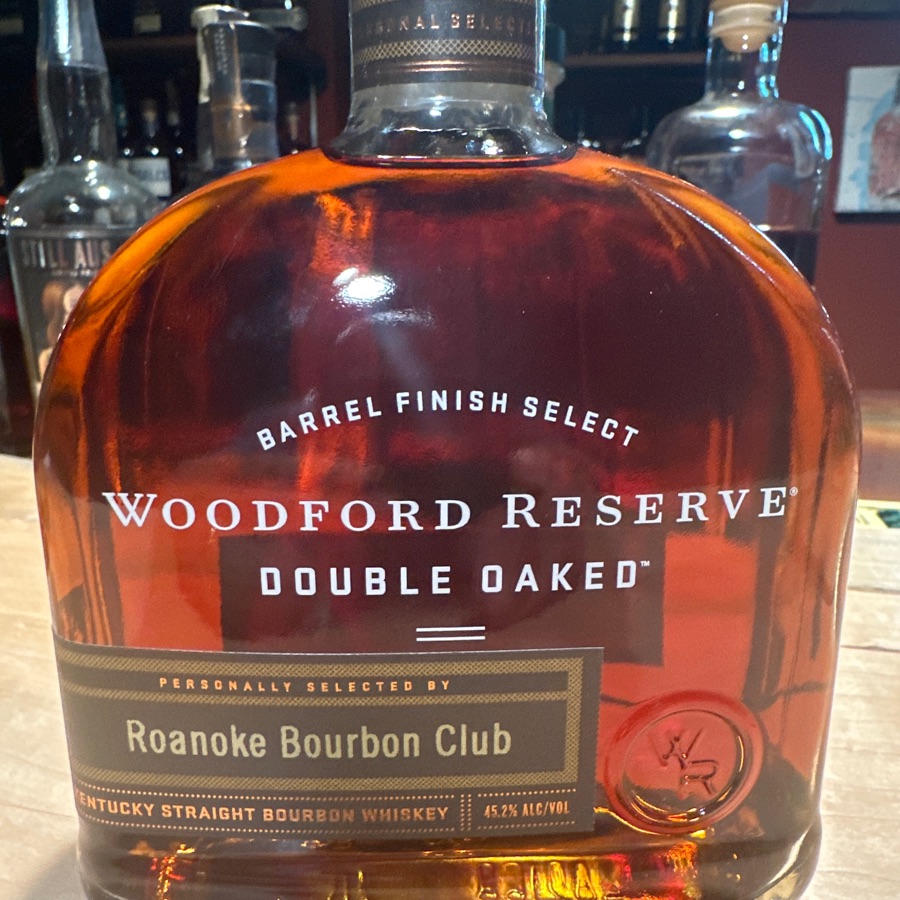 Woodford Reserve Double Oaked selected by Roanoke Bourbon Club