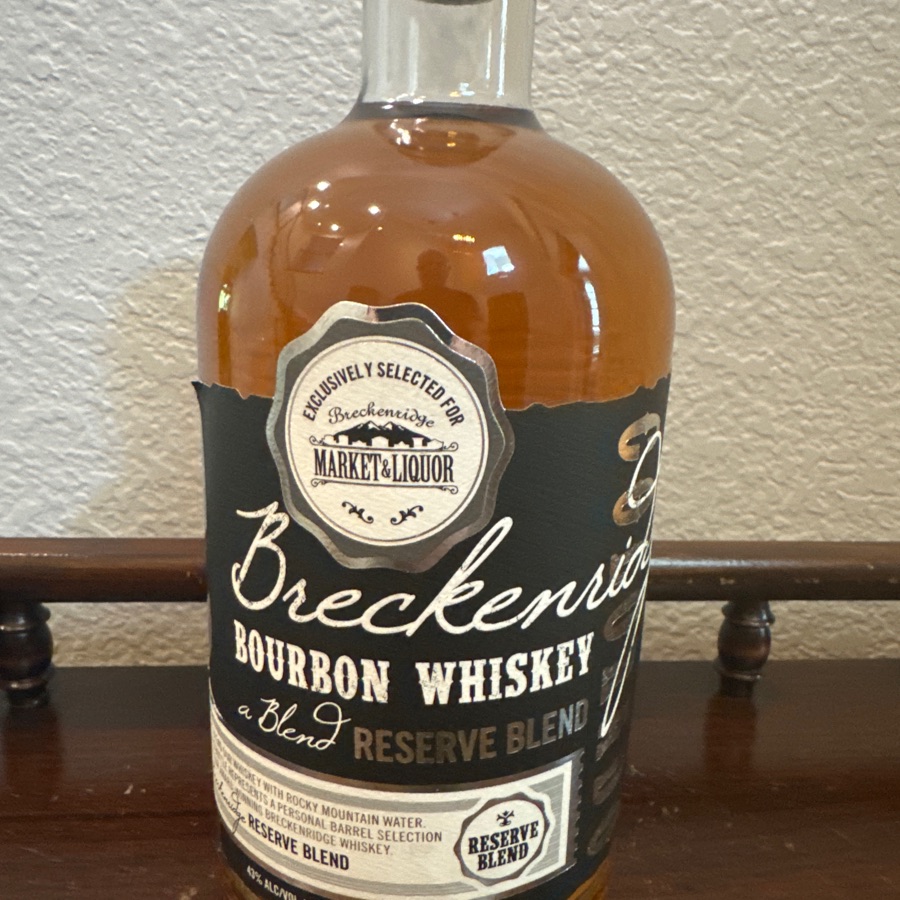 Breckenridge reserve blend market liquor store pick