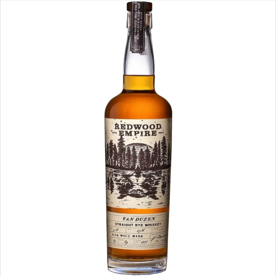 Redwood Empire Van Duzen Straight Rye Whiskey