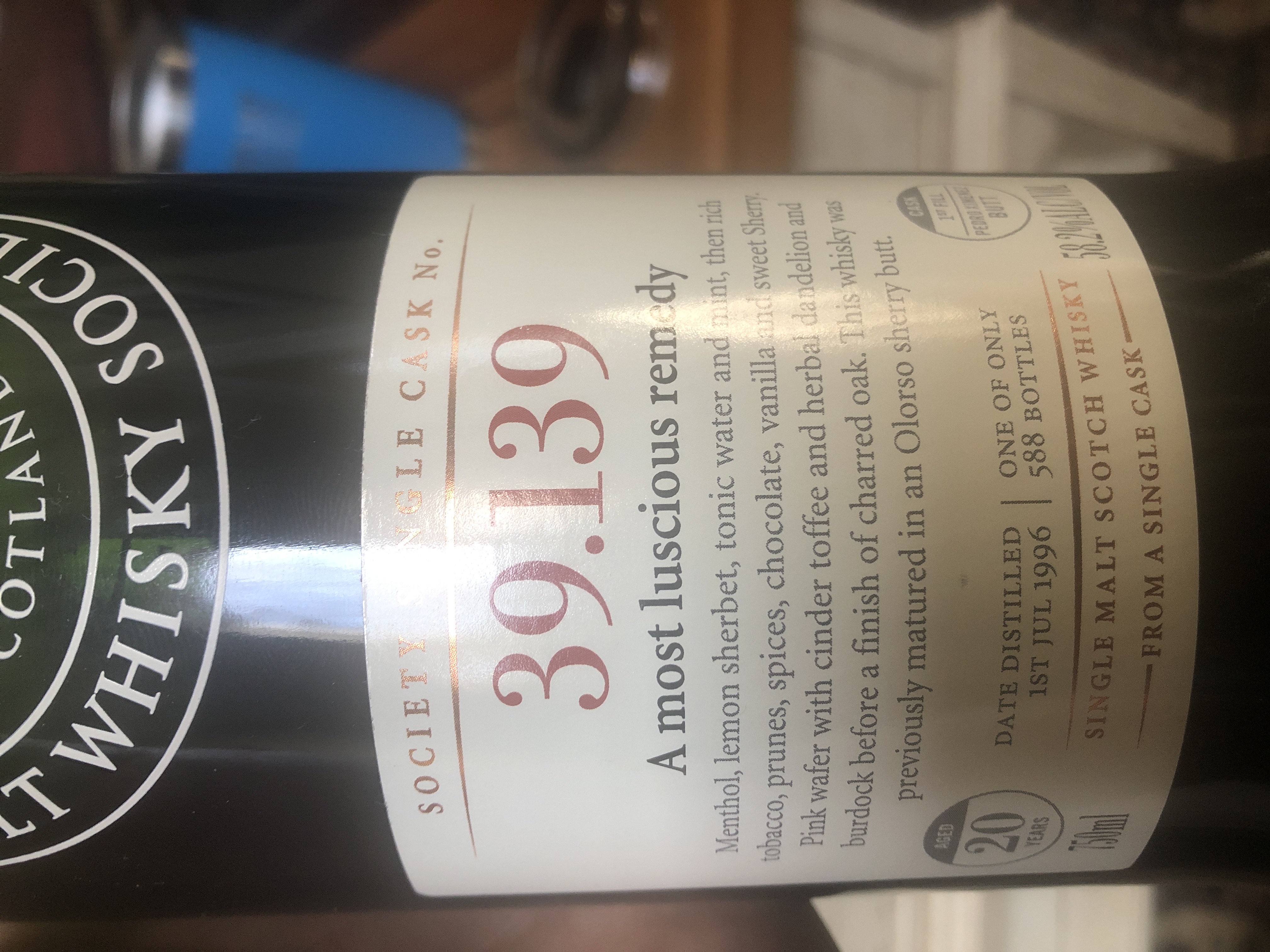 A most luscious remedy 39.139 (SMWS)