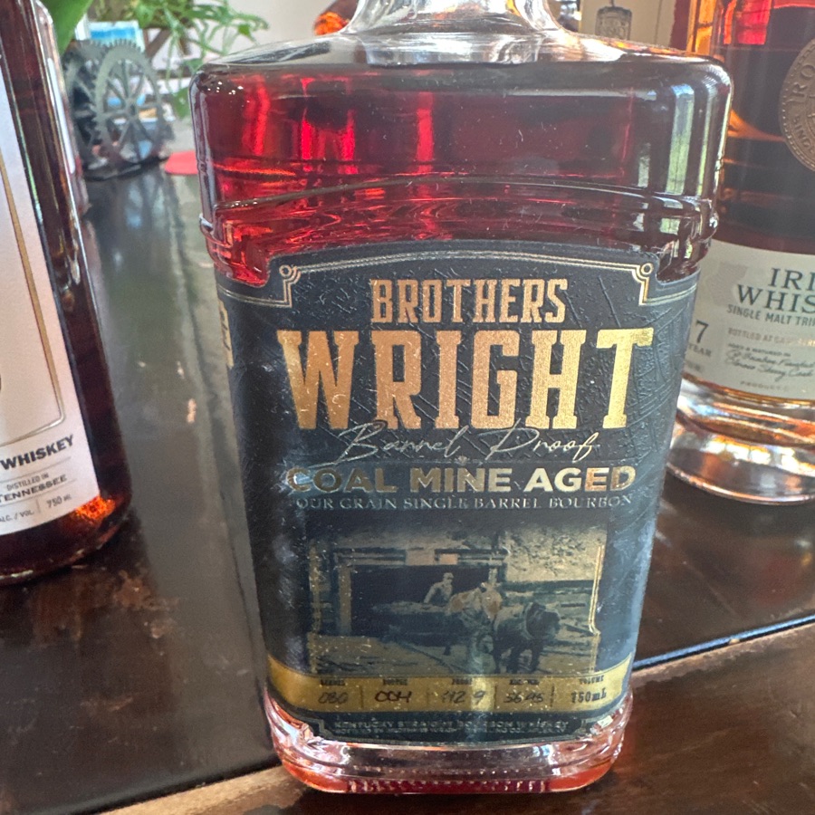 Brothers Wright Barrel Proof Coal Mine Aged Four Grain Single Barrel Bourbon