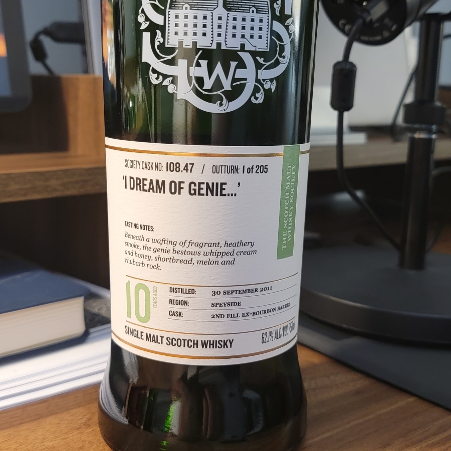 SMWS cask 108.47 I dream of genie