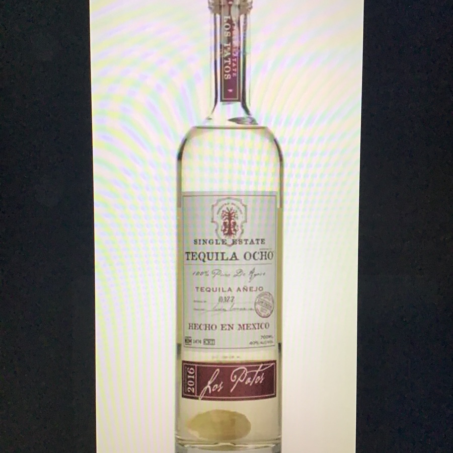Tequila Ocho Añejo Los Patos 2016