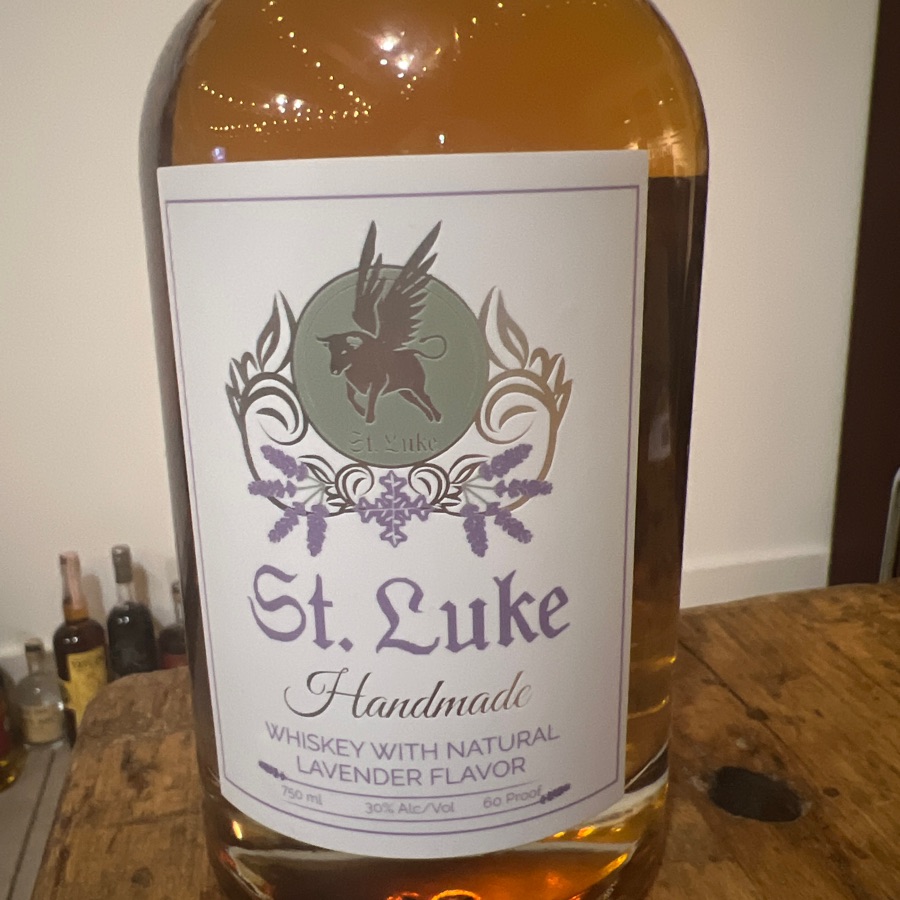 Boundary Oak distillery ST LUKE handmade whiskey with natural lavender flavor