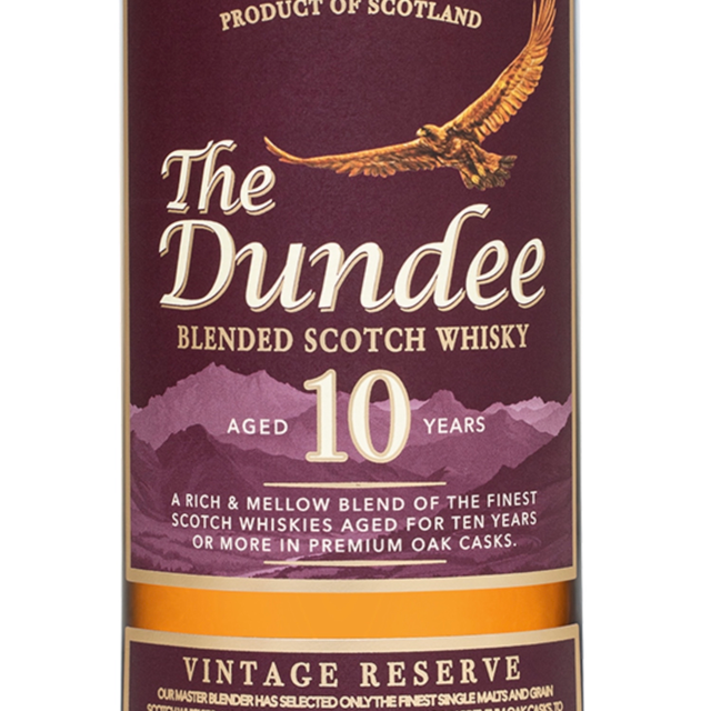The Dundee Blended Scotch Whisky 10 Years Old Vintage Reserve