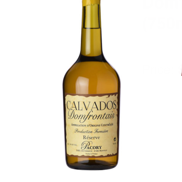 Domaine Pacory 8 Year Old "High Proof" Domfrontais Cask Strength Calvados