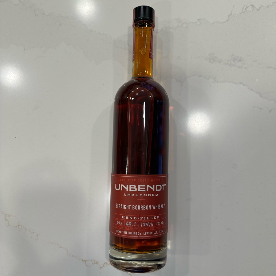 Bendt Unbendt Unblended Straight Bourbon Whiskey