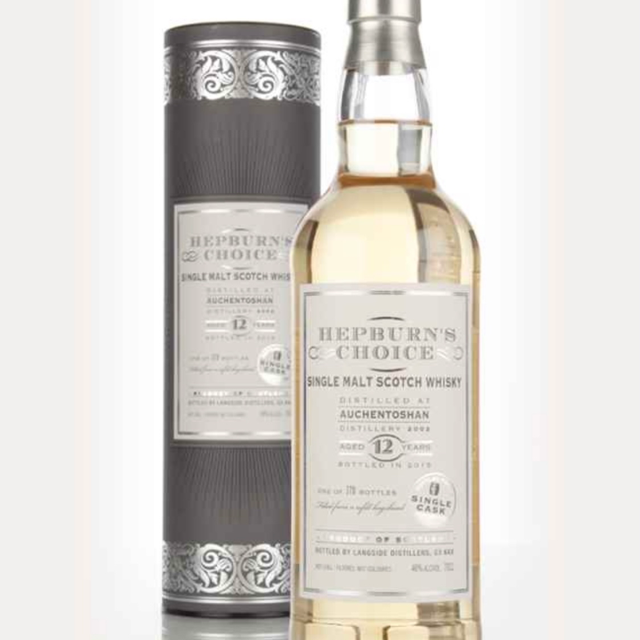 Auchentoshan 12 Year Old 2002 (Langside, Hepburn's Choice)
