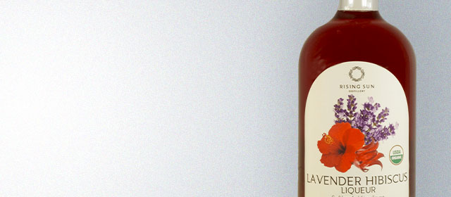 Rising Sun Lavender Hibiscus Liqueur