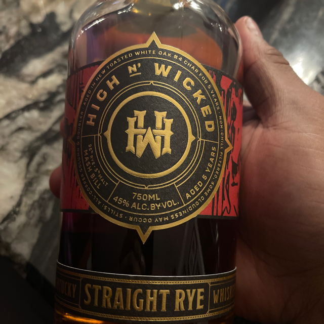 High n' Wicked 5 Year Kentucky Straight Rye