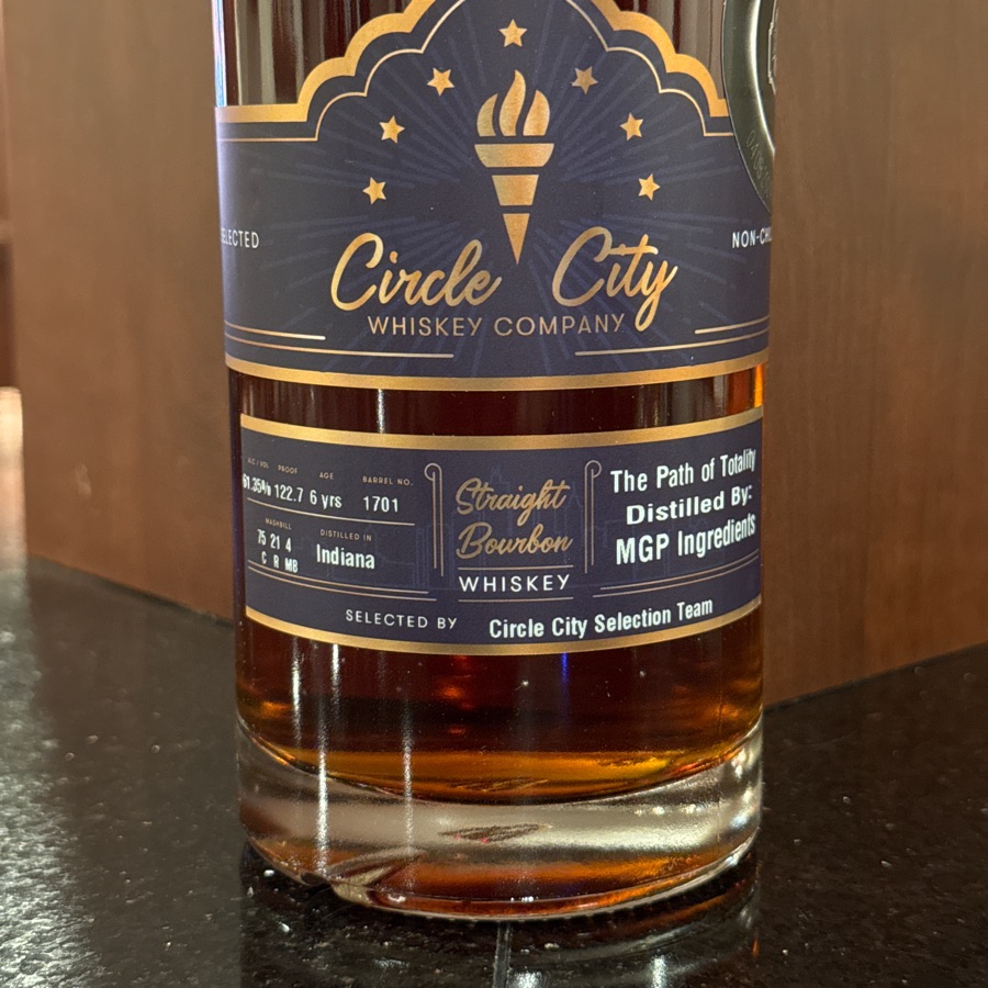 Circle City Single Barrel No 1701