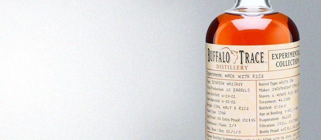 Buffalo Trace Experimental Collection Made With Rice