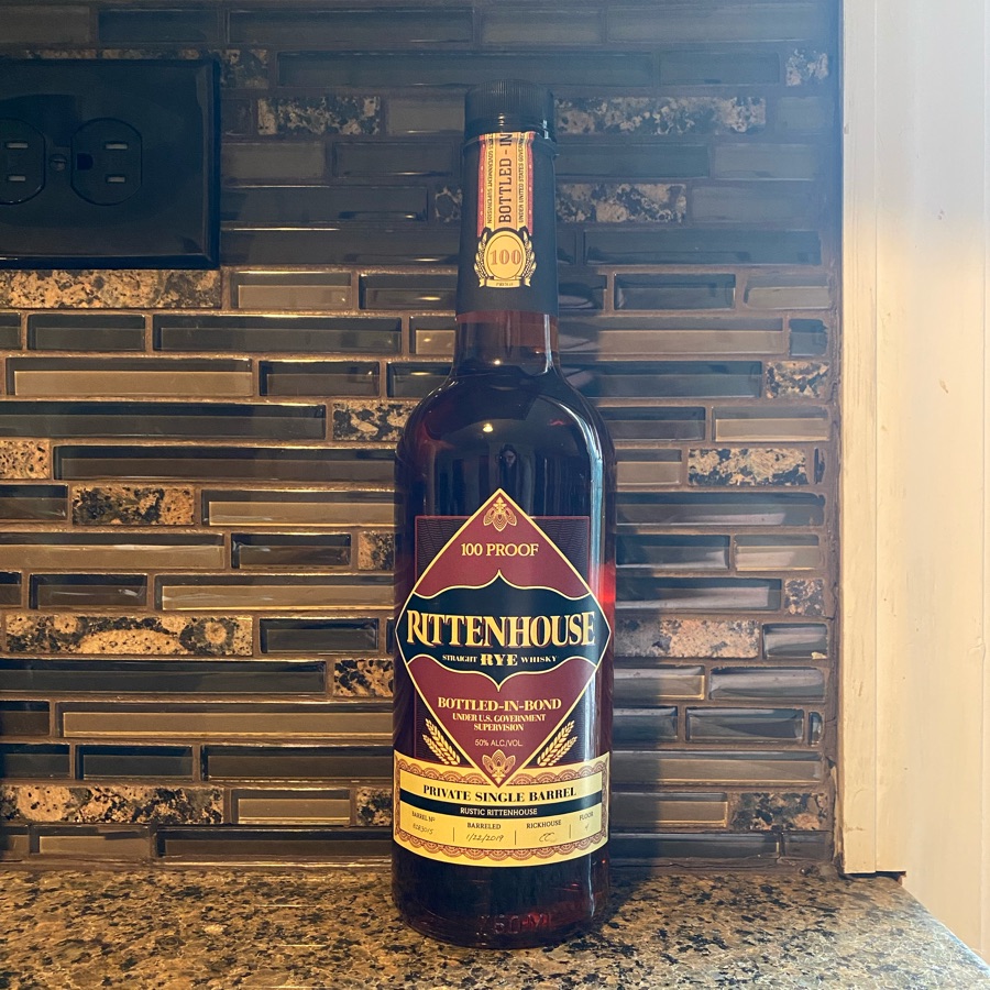 Rittenhouse Rye Private Single Barrel (Rustic Rittenhouse - Sinkers)