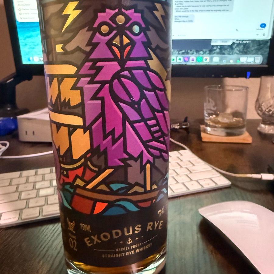 Evernorth Exodus Rye Barrel Proof Straight Rye Whiskey Volume 02