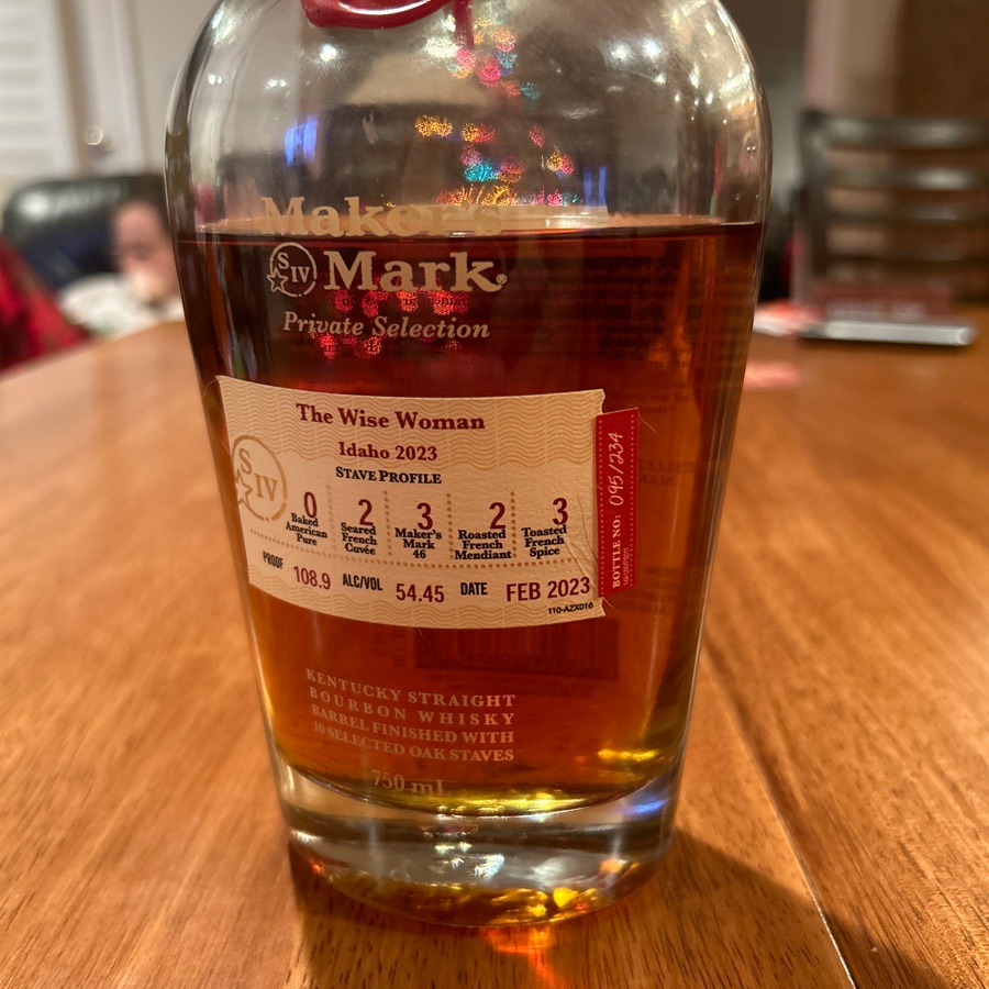 Maker's Mark Private Selection (The Wise Woman Idaho 2023)