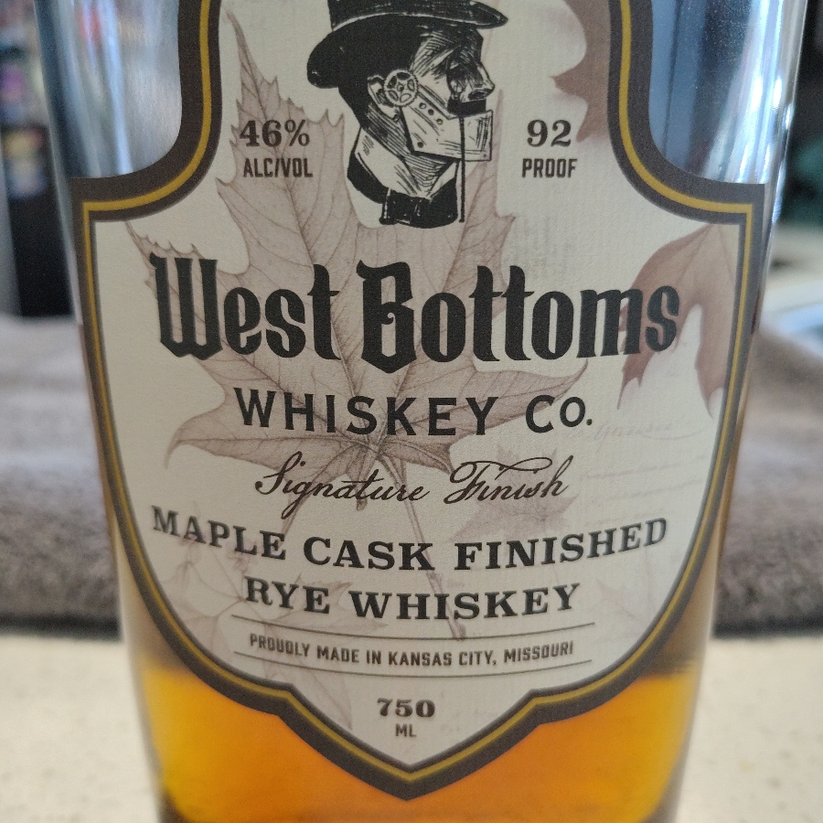 West Bottoms Maple Cask Finished Rye Whiskey
