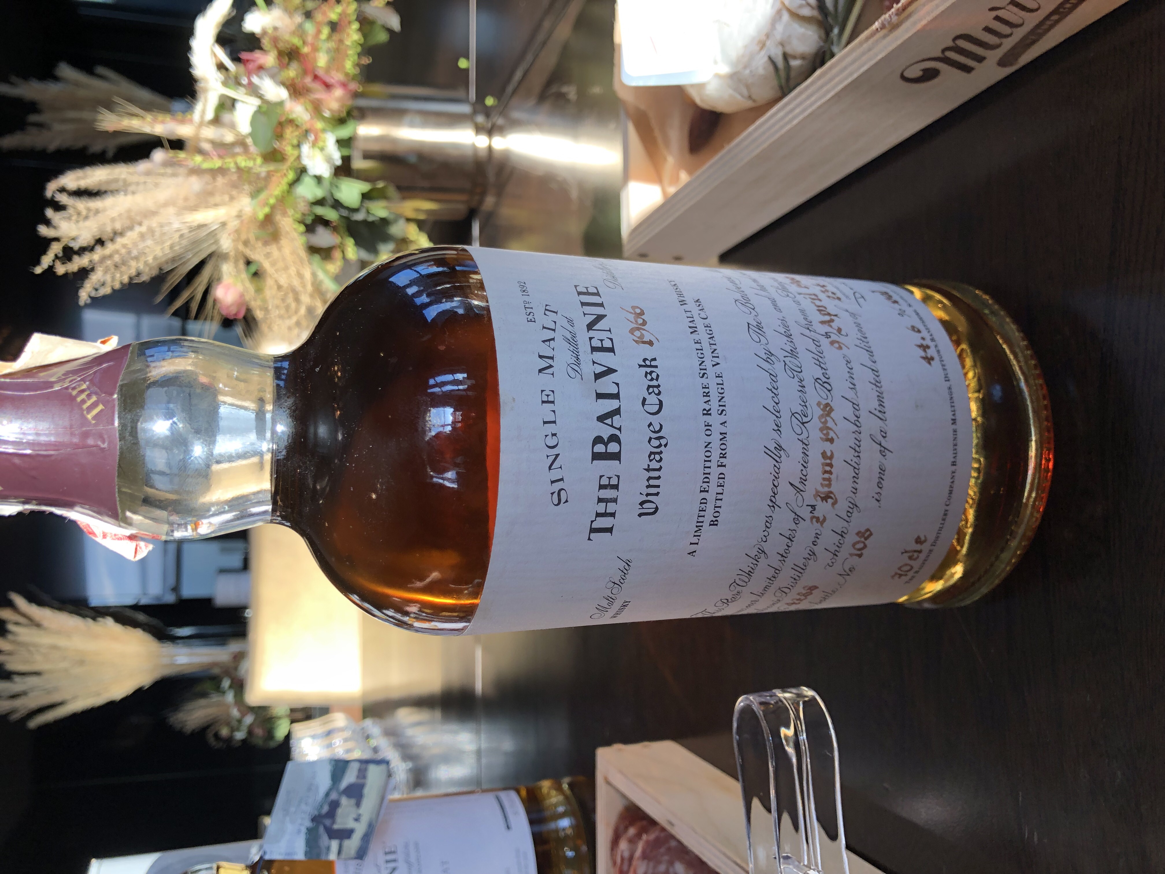 Balvenie Vintage Cask 1966 32 Year Old Cask Number 4288