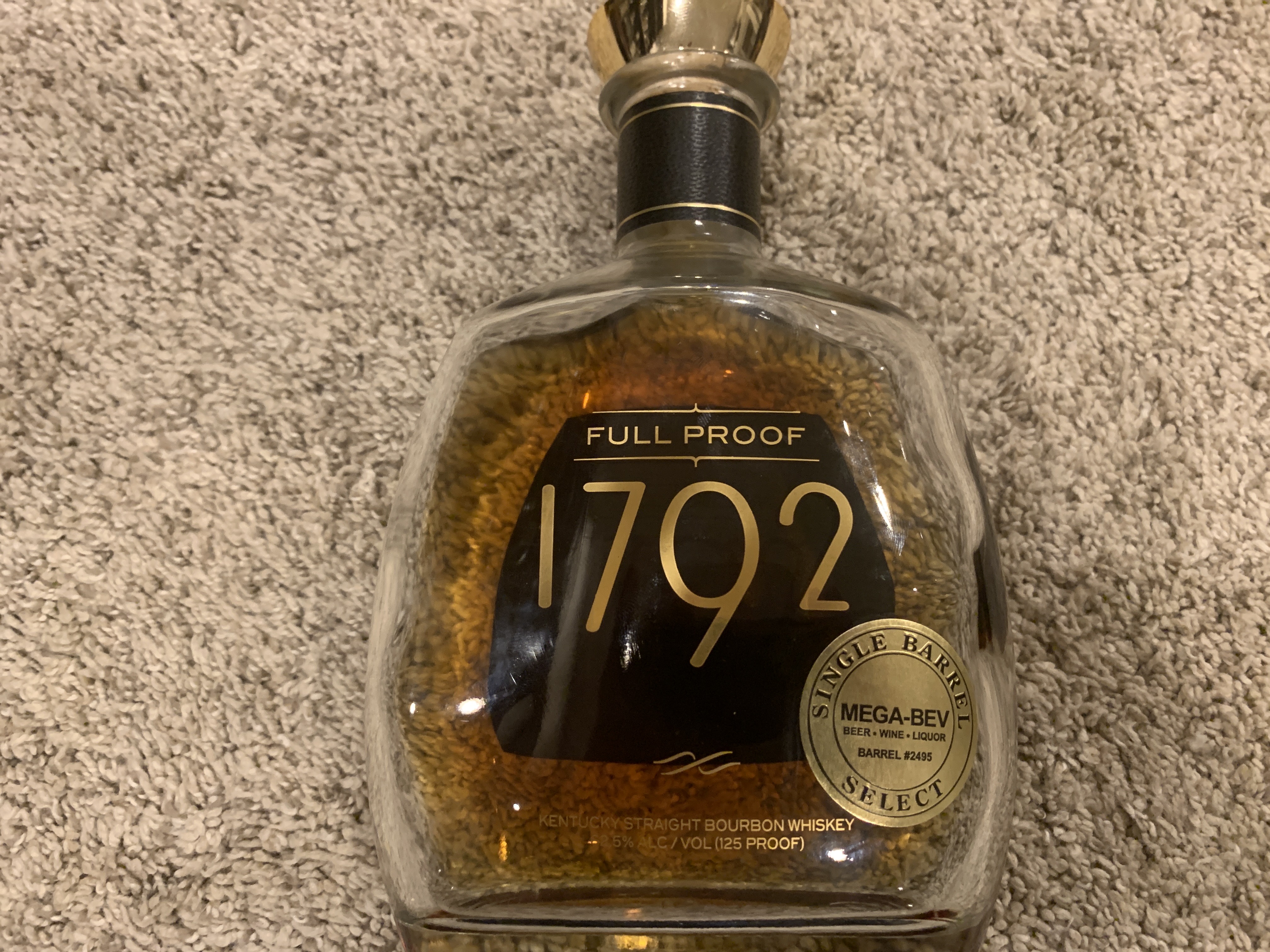 1792 Full Proof Store Pick Mega-Bev Barrel # 2495