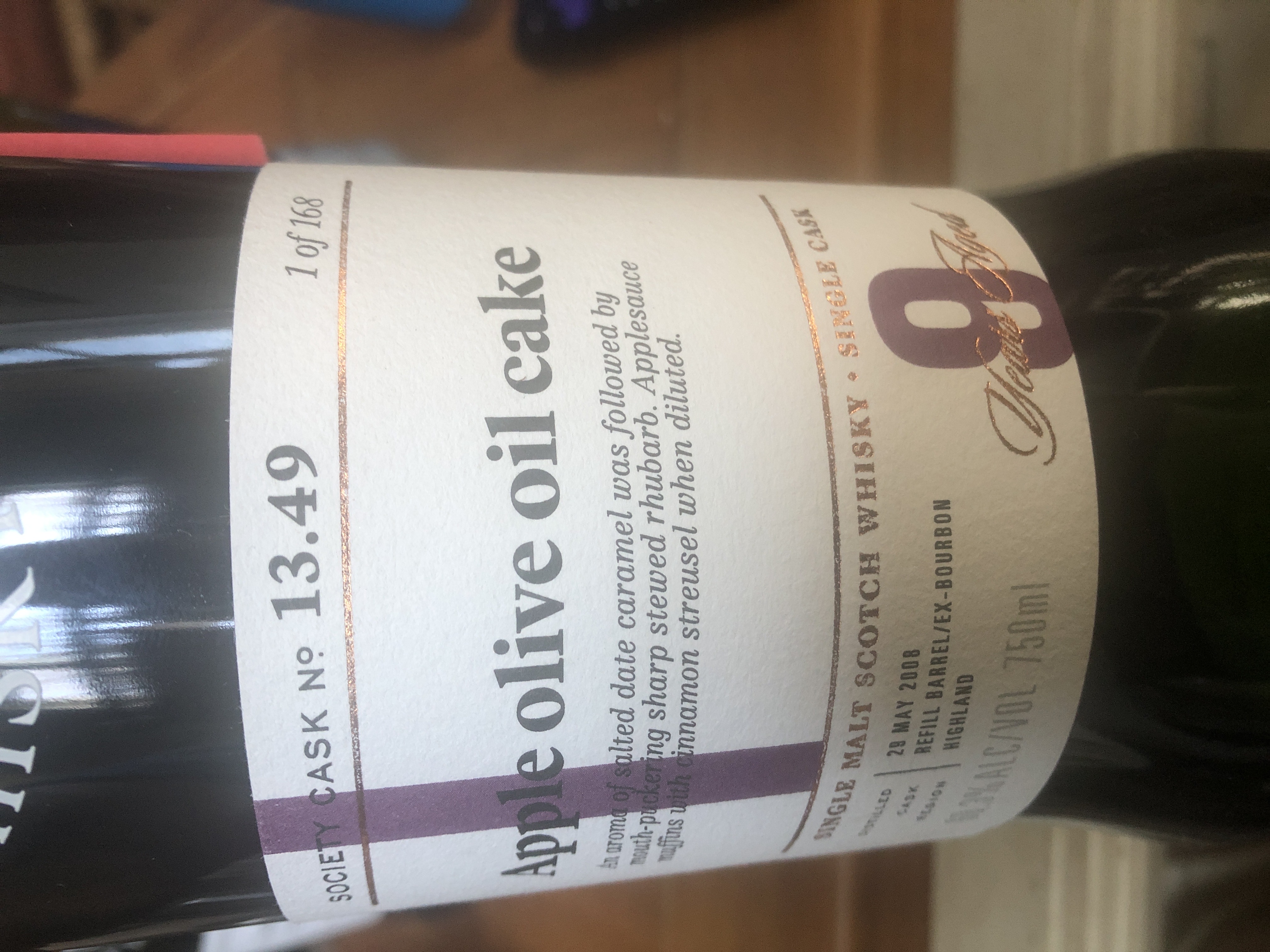 Apple olive oil cake 13.49 (SMWS)