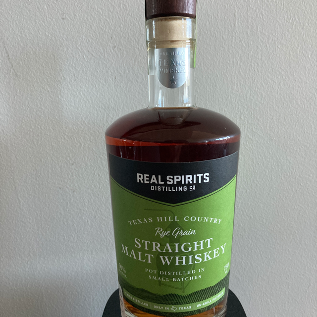 Real Spirits Rye Grain Straight Malt Whiskey