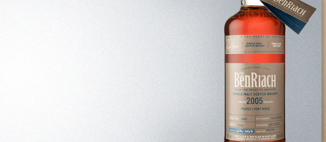 BenRiach 2005 12 Year Peated Port Wood Finish Single Cask #2683