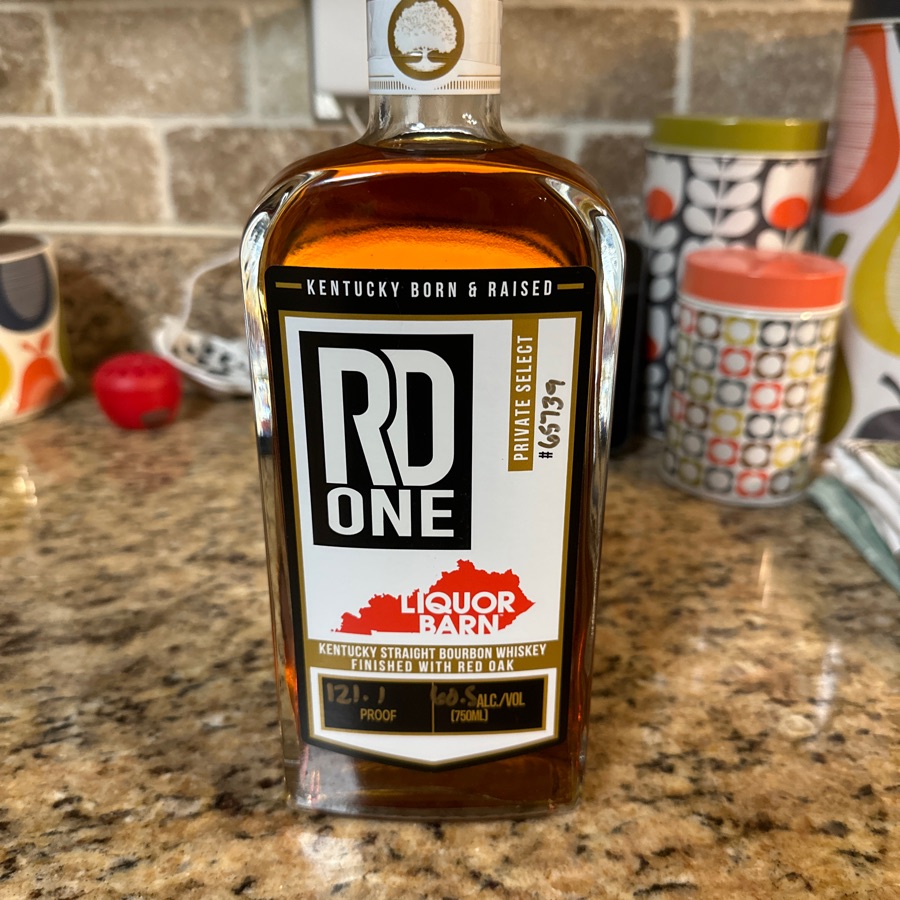 RD One Private Select Bourbon Finished with Red Oak (Liquor Barn)