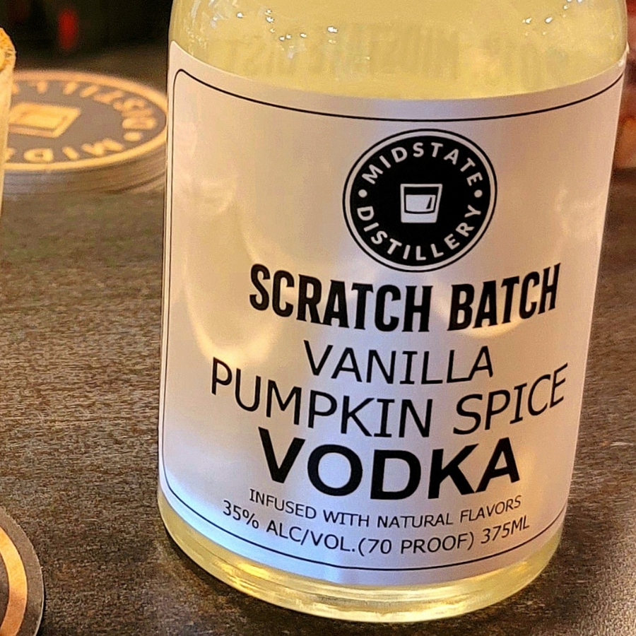Midstate Distillery Scratch Batch Vanilla Pumpkin Spice Vodka