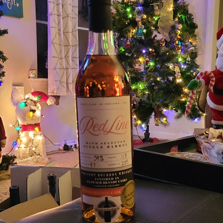 Red Line Experimental Cask Limited Edition Single Barrel Bourbon Finished in Ex-Peach Brandy Casks (AJ & Andy's Store Pick)