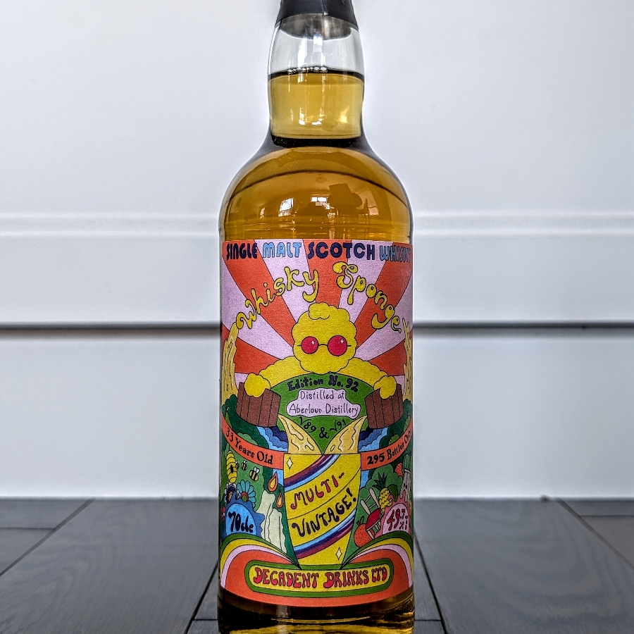 Whisky Sponge 1989 & 1991 33 Year Single Malt Scotch Whisky