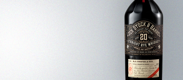 Lock Stock & Barrel 20 Year Straight Rye